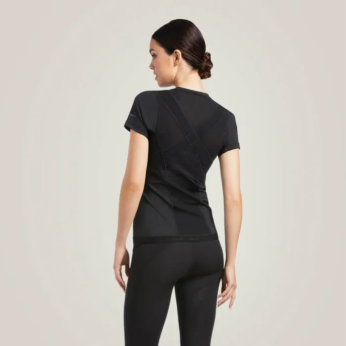 Ascent Crew Baselayer Black Women Ariat TShirts and Tops Ascent Crew Baselayer Black Women Ariat TShirts and Tops