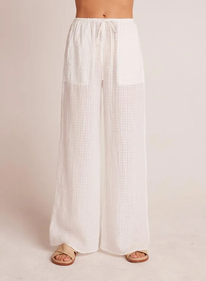 Bella Dahl Wide Leg Pocket Beach Pant 8211 White Women Pants Bella Dahl Wide Leg Pocket Beach Pant 8211 White Women Pants