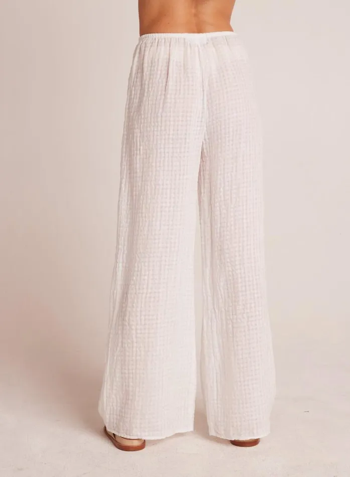 Bella Dahl Wide Leg Pocket Beach Pant 8211 White Women Pants Bella Dahl Wide Leg Pocket Beach Pant 8211 White Women Pants