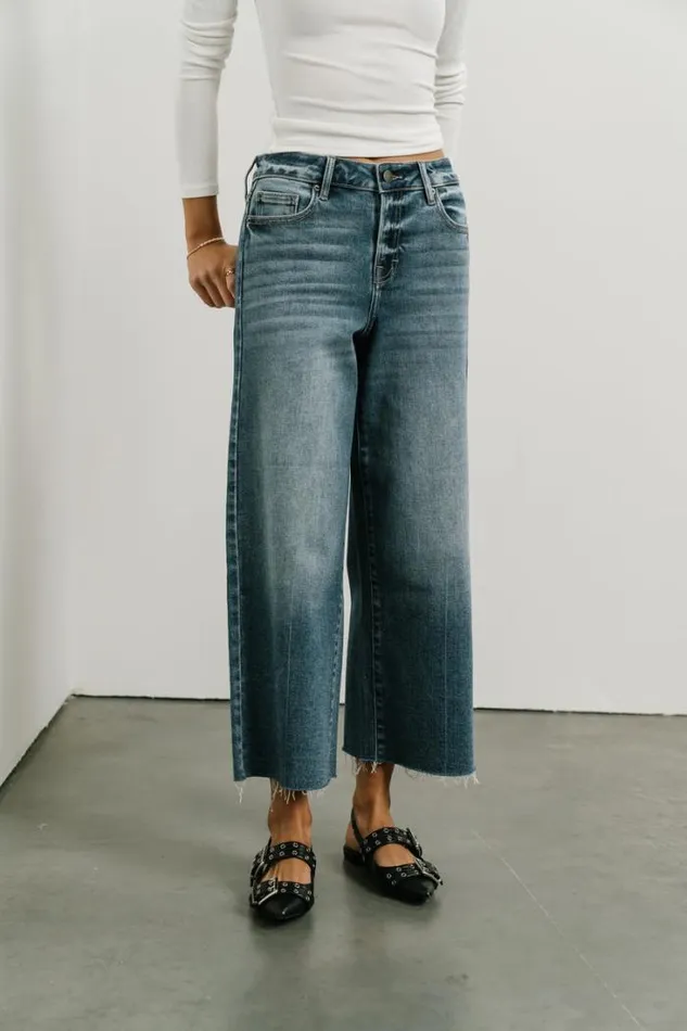 Bohme Denim Colette Wide Leg Jeans In Medium Wash Medium Wash 8211 Women