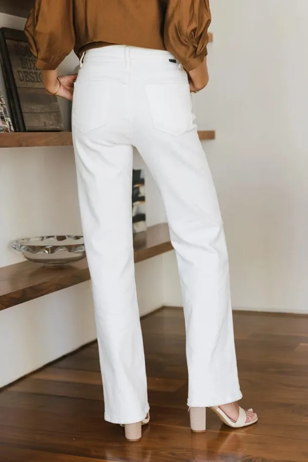 Bohme Denim Renata Straight Leg Jeans White 8211 Women Bohme Denim Renata Straight Leg Jeans White 8211 Women