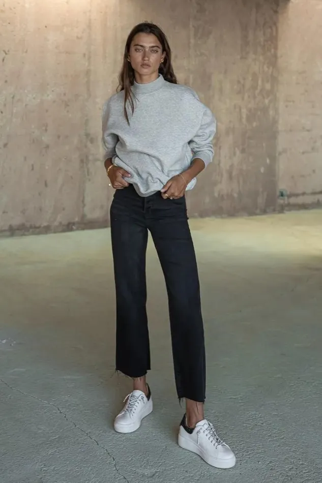 Bohme Denim Tayja Wide Leg Jeans Black 8211 Women Bohme Denim Tayja Wide Leg Jeans Black 8211 Women