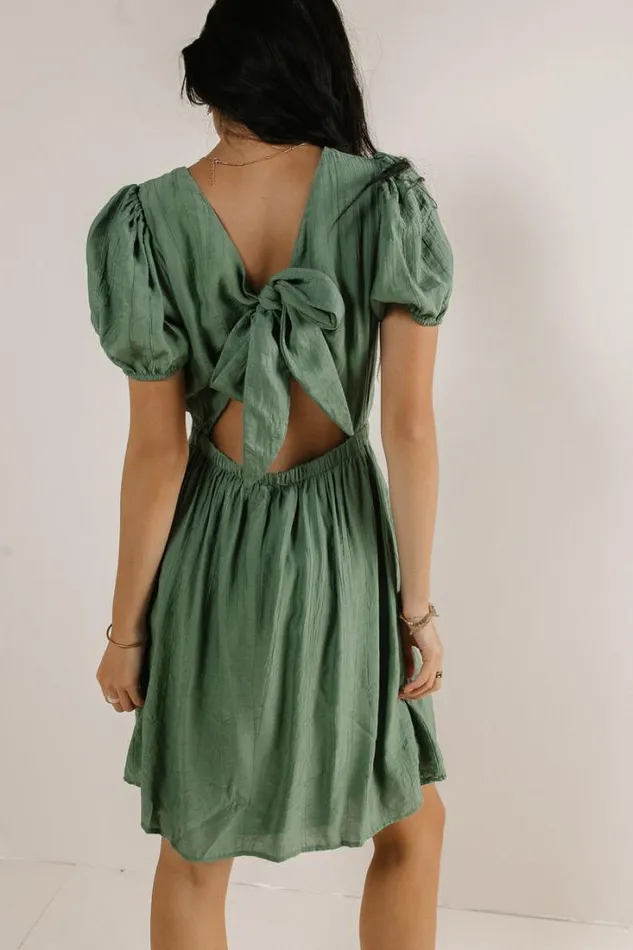 Bohme Dresses Dillon Mini Dress Green 8211 Women