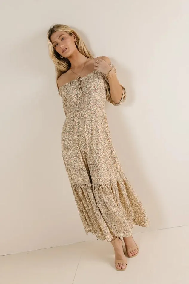 Bohme Dresses Indira Ditsy Floral Dress Yellow 8211 Women