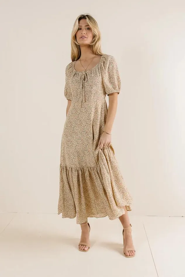 Bohme Dresses Indira Ditsy Floral Dress Yellow 8211 Women