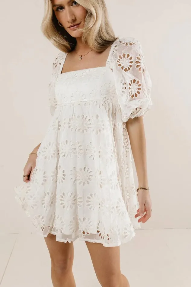 Bohme Dresses Leda Floral Babydoll Dress Cream 8211 Women Bohme Dresses Leda Floral Babydoll Dress Cream 8211 Women