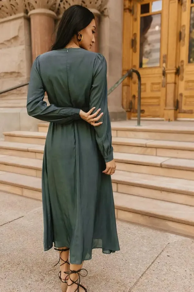 Bohme Dresses Pleated Underwire Midi Dress 8211 FINAL SALE Teal 8211 Women Bohme Dresses Pleated Underwire Midi Dress 8211 FINAL SALE Teal 8211 Women