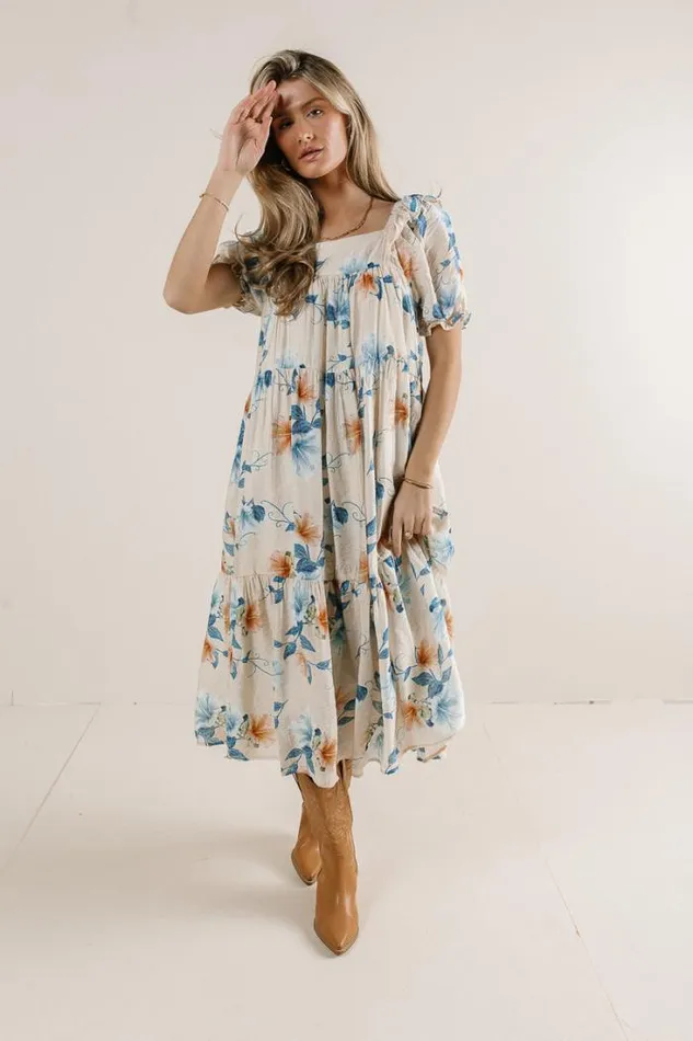 Bohme Dresses Retta Floral Dress Ivory 8211 Women