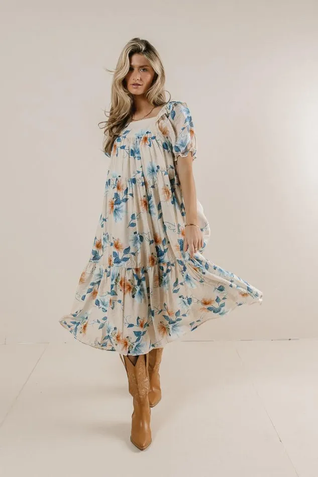 Bohme Dresses Retta Floral Dress Ivory 8211 Women