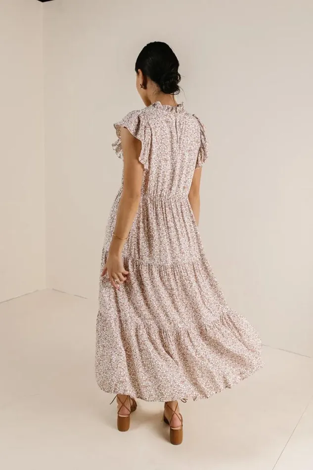 Bohme Dresses Sabyn Floral Dress In Mauve Mauve 8211 Women Bohme Dresses Sabyn Floral Dress In Mauve Mauve 8211 Women