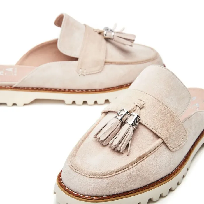 Casual Shoes Women Moda In Pelle Etana Stone Suede