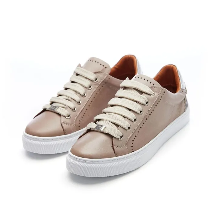 Casual Trainers Women Moda In Pelle Anatoli Stone Leather