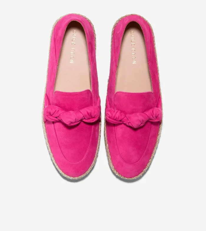 Cole Haan Loafers and Drivers Women Women039s Cloudfeel Knotted Espadrille Pink Cole Haan Loafers and Drivers Women Women039s Cloudfeel Knotted Espadrille Pink