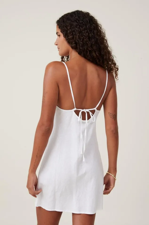 Cotton On Dresses Haven V Neck Mini Dress White 8211 Women