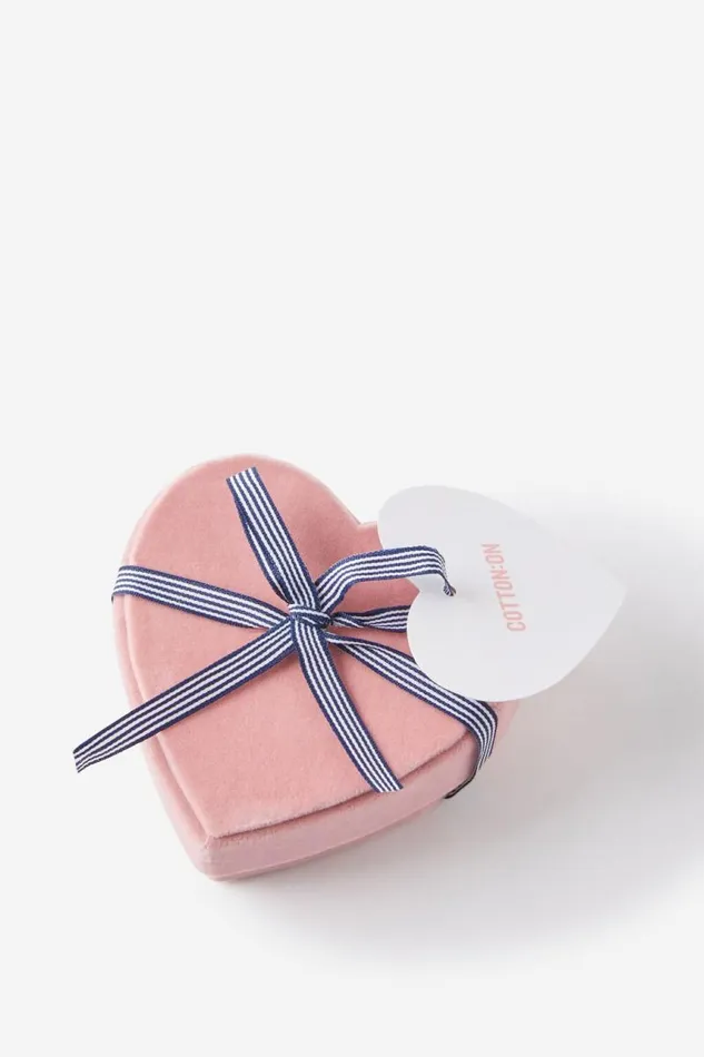 Cotton On Jewelry Gift Box Waterproof Diamante Bracelet Bow Pendant 8211 Women