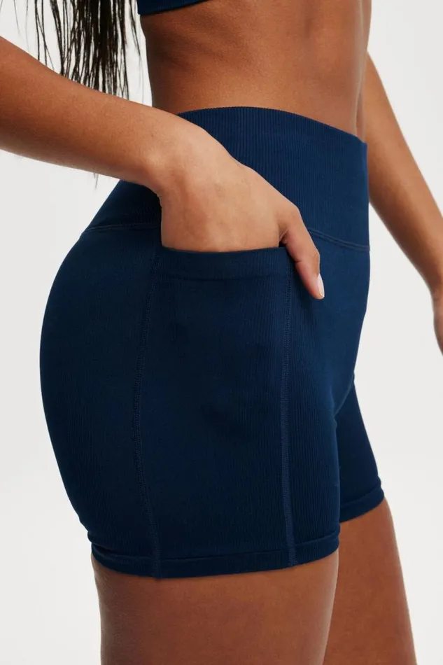 Cotton On ShortsandSkirts Seamless Pocket Shortie Short Dark Water 8211 Women Cotton On ShortsandSkirts Seamless Pocket Shortie Short Dark Water 8211 Women