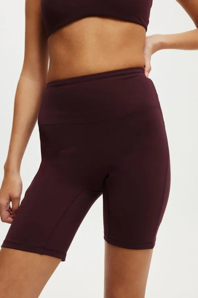 Cotton On ShortsandSkirts Ultra Soft Track Bike Short Dark Oak 8211 Women