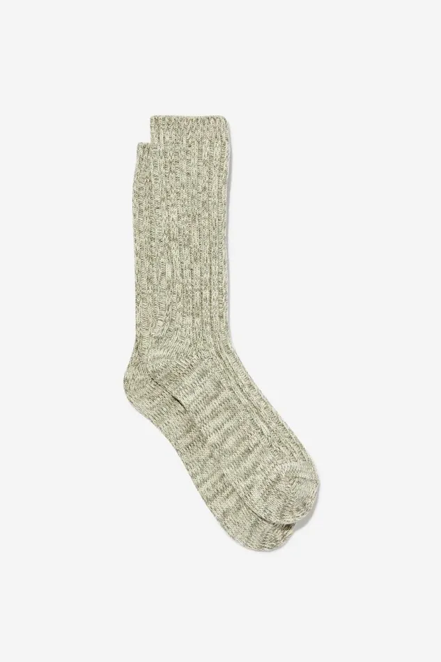 Cotton On Socks and Underwear Chunky Knit Sock Vintage Whitebonegrey 8211 Men