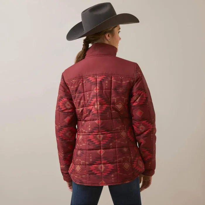 Crius Insulated Jacket Burnt Rose Print Women Ariat Jackets and Vests Crius Insulated Jacket Burnt Rose Print Women Ariat Jackets and Vests