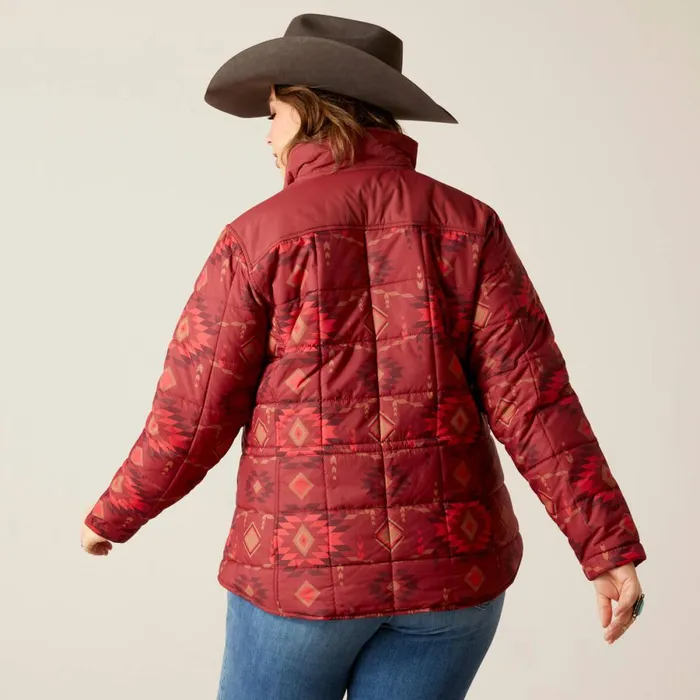 Crius Insulated Jacket Burnt Rose Print Women Ariat Jackets and Vests Crius Insulated Jacket Burnt Rose Print Women Ariat Jackets and Vests
