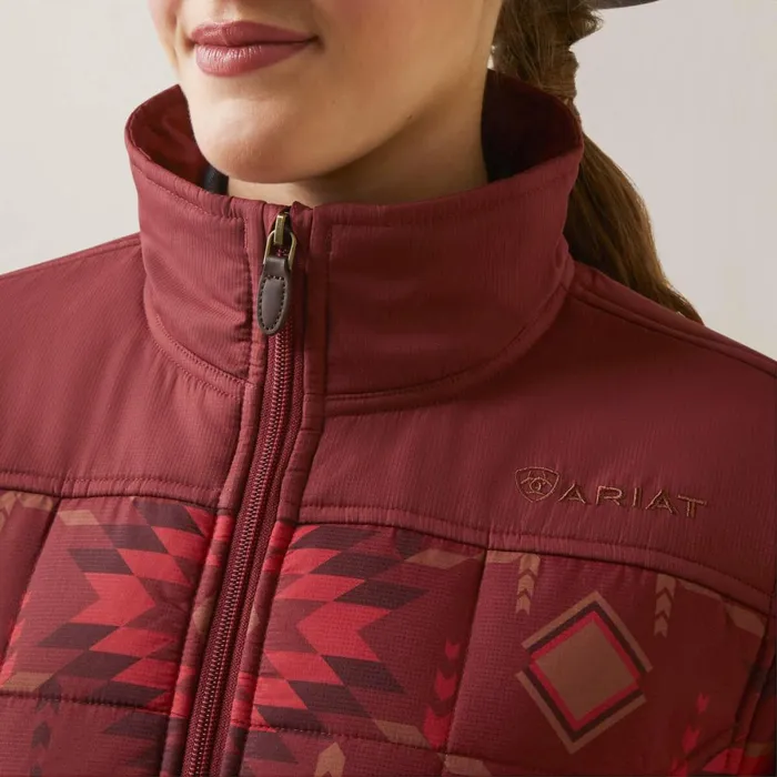 Crius Insulated Jacket Burnt Rose Print Women Ariat Jackets and Vests Crius Insulated Jacket Burnt Rose Print Women Ariat Jackets and Vests