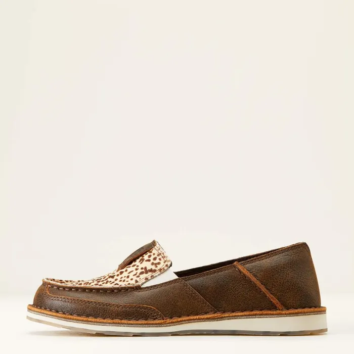 Cruiser Vintage Bomber Cheetah Hair On Women Ariat Shoes and Sneakers