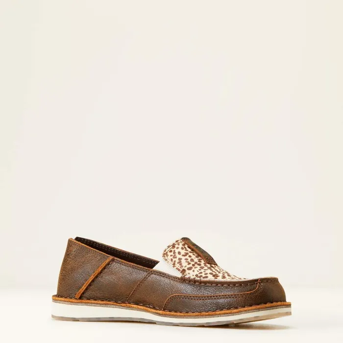 Cruiser Vintage Bomber Cheetah Hair On Women Ariat Shoes and Sneakers