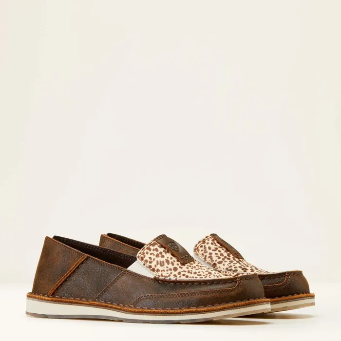 Cruiser Vintage Bomber Cheetah Hair On Women Ariat Shoes and Sneakers