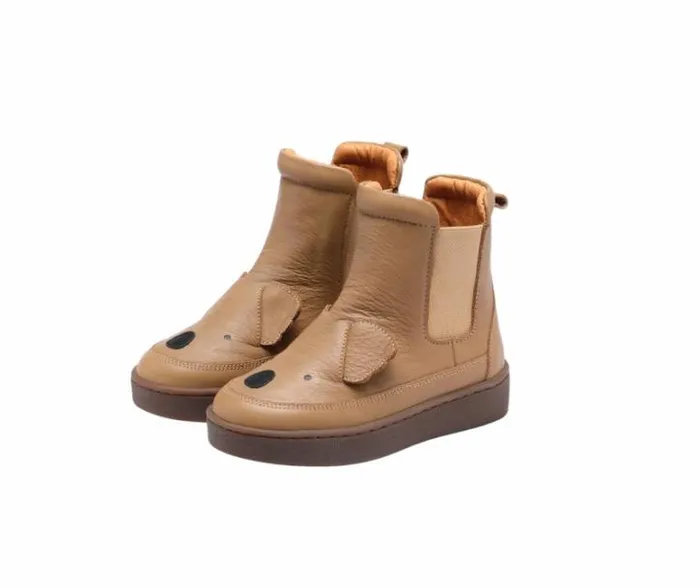 Donsje Amsterdam Animal Styles Boys Thuru Classic Boots Truffle Leather