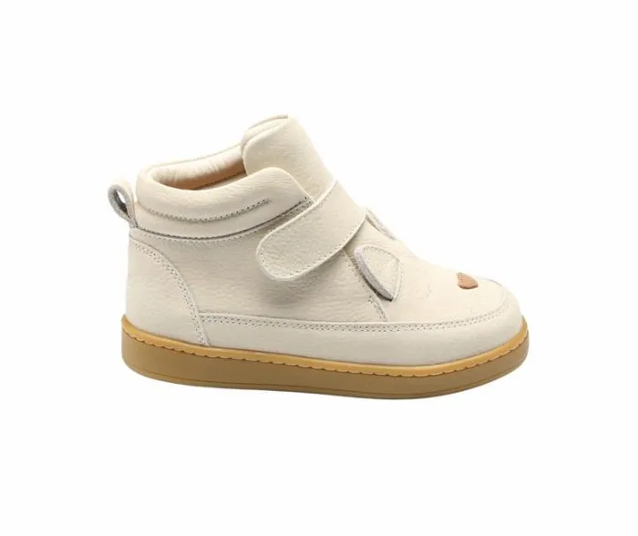 Donsje Amsterdam Animal Styles Girls Qika Sneakers Cream Betting Leather