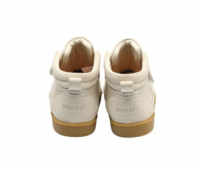 Donsje Amsterdam Animal Styles Girls Qika Sneakers Cream Betting Leather