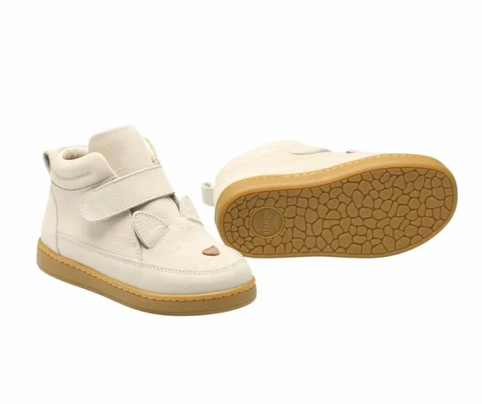 Donsje Amsterdam Animal Styles Girls Qika Sneakers Cream Betting Leather