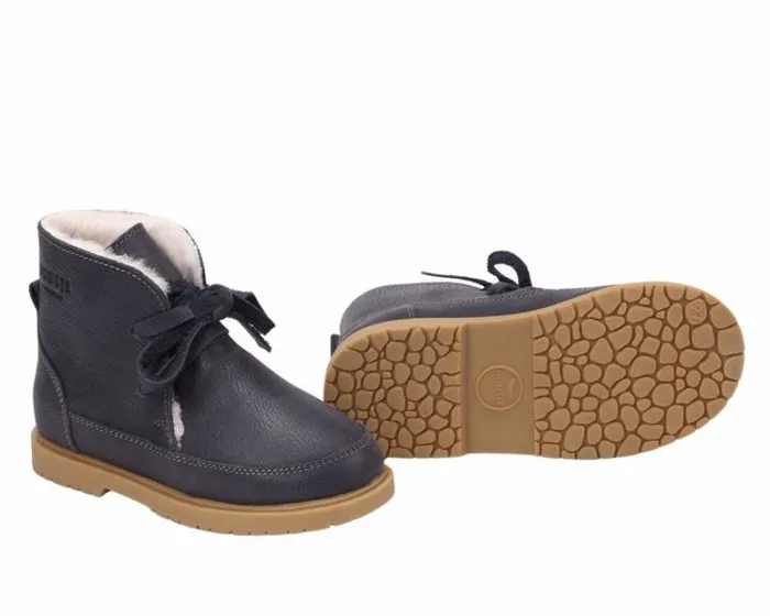 Donsje Amsterdam Ankle Boots Boys Buddy Navy Leather