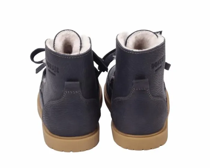 Donsje Amsterdam Ankle Boots Boys Buddy Navy Leather