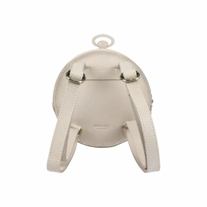 Donsje Amsterdam Backpacks Boys Logio Backpack Ivory Classic Leather