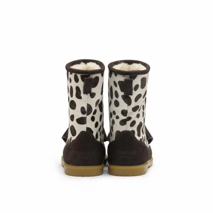 Donsje Amsterdam Boots Boys Wadudu Exclusive Boots Spotted Cow Hair