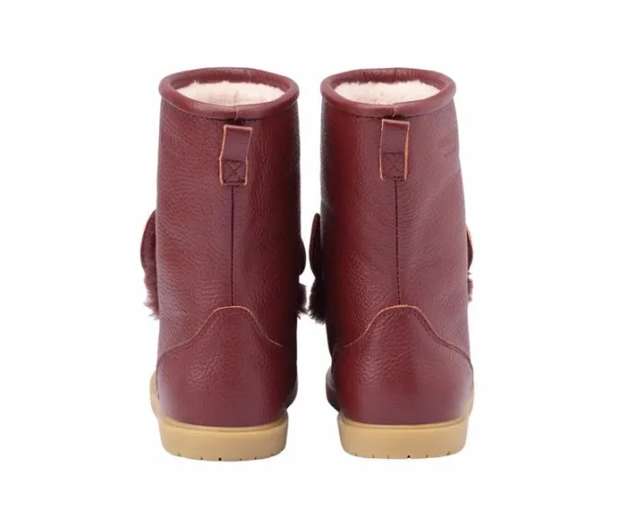 Donsje Amsterdam Boots Boys Wadudu Exclusive Burgundy Leather