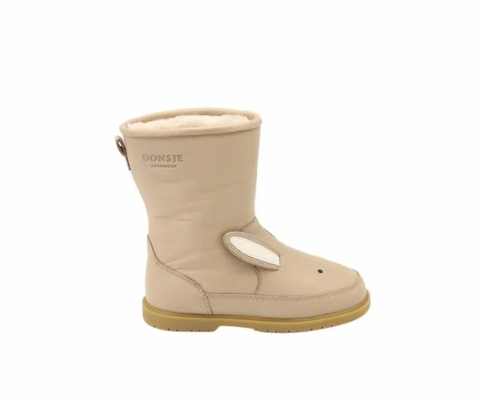 Donsje Amsterdam Boots Girls Wadudu Classic Boots Taupe Leather