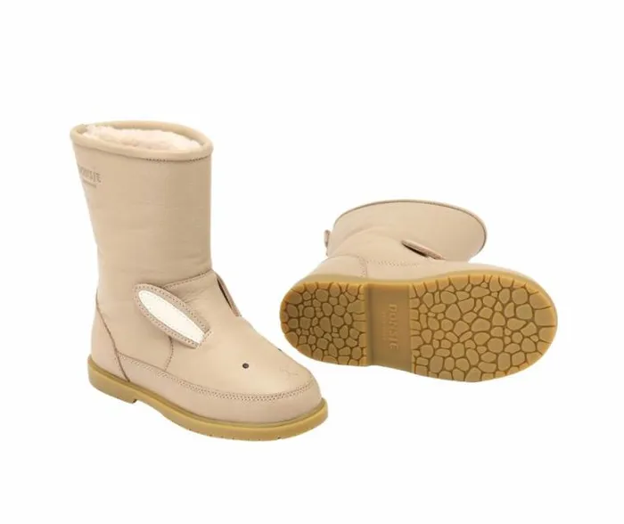Donsje Amsterdam Boots Girls Wadudu Classic Boots Taupe Leather