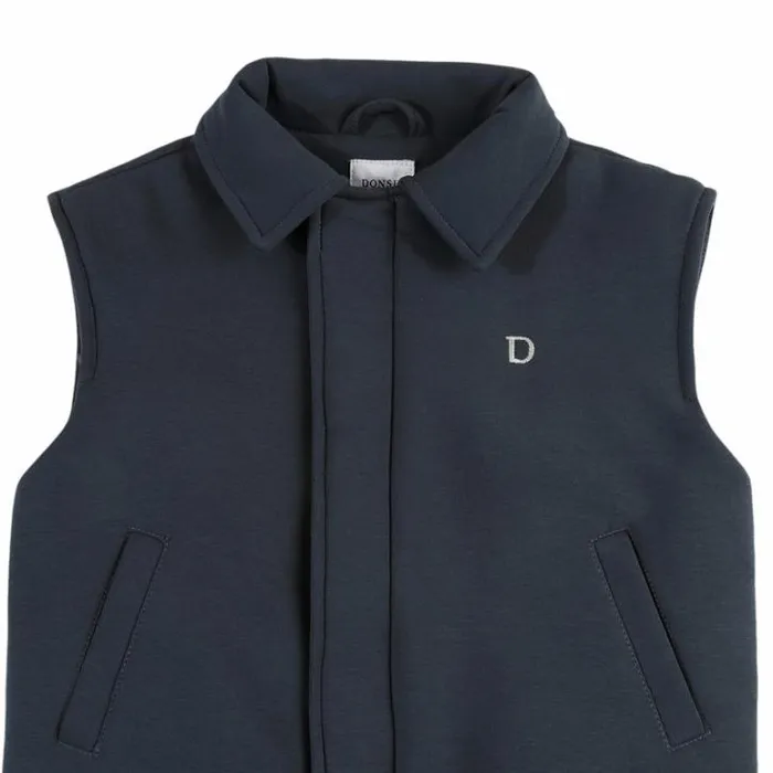 Donsje Amsterdam Jackets and Gilets Baby Druun Gilet Stone Grey