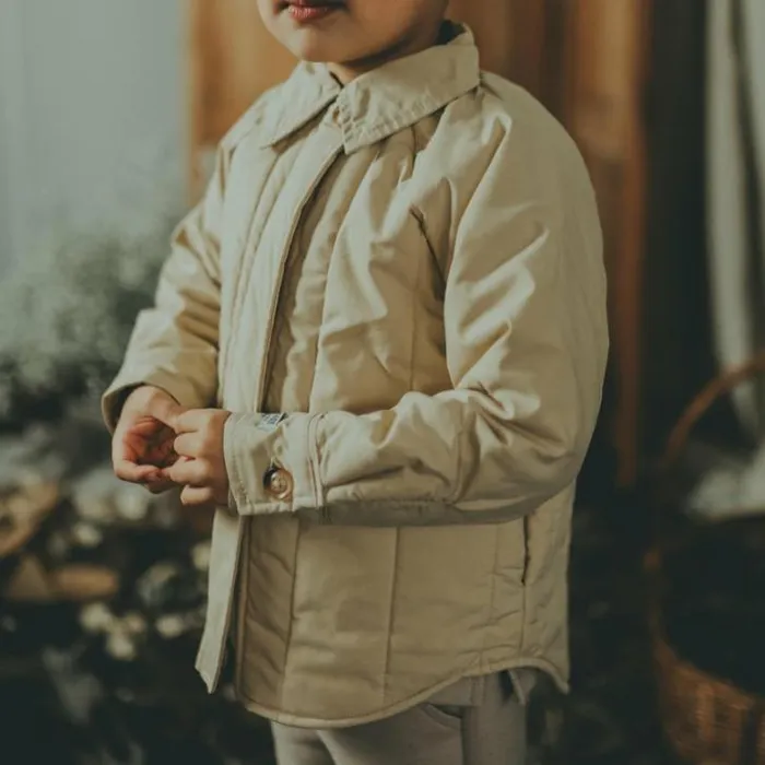 Donsje Amsterdam Jackets and Gilets Boys Nevis Jacket Vintage Khaki