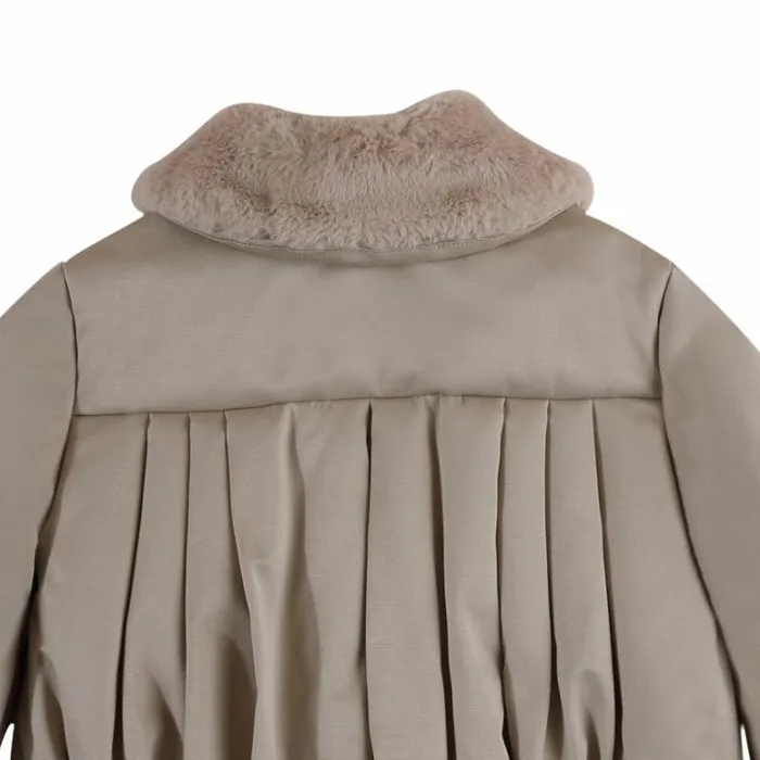 Donsje Amsterdam Jackets and Gilets Girls Bloci Jacket Soft Taupe