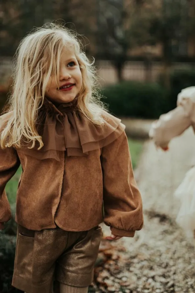 Donsje Amsterdam Jackets and Gilets Girls Dannae Jacket Clay