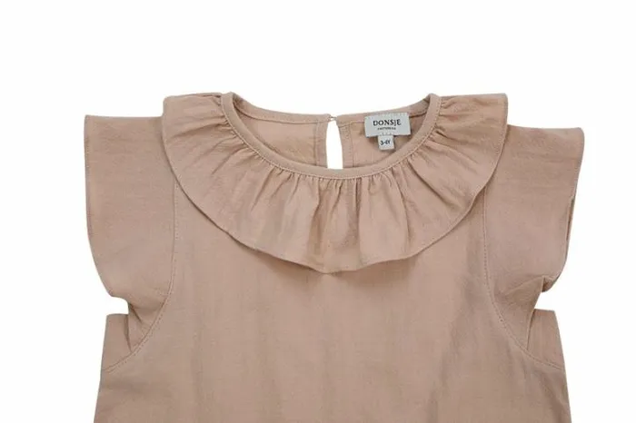 Donsje Amsterdam Shirts and Blouses Girls Dindi Blouse Almond