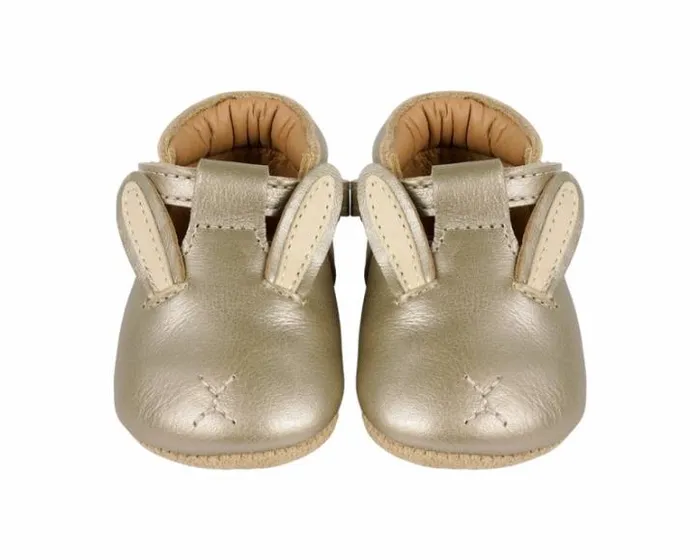Donsje Amsterdam Shoes Baby Blinc Shoes Champagne Metallic Leather