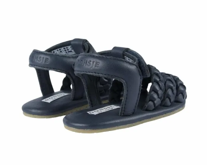 Donsje Amsterdam Shoes Baby Pam Sandals Navy Leather