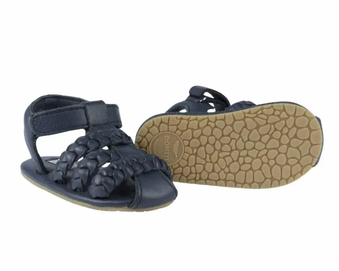 Donsje Amsterdam Shoes Baby Pam Sandals Navy Leather