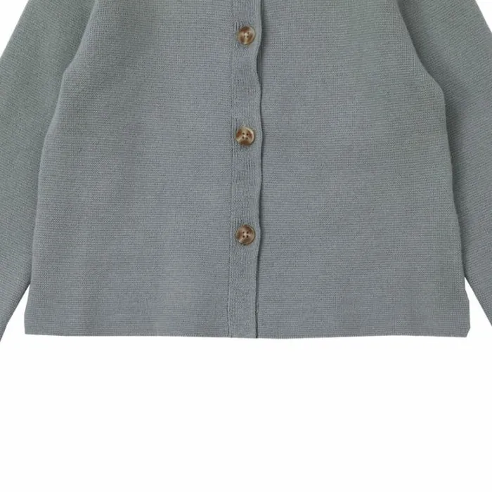 Donsje Amsterdam Sweaters and Cardigans Baby Loann Cardigan Soft Sage