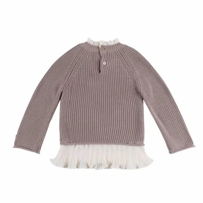 Donsje Amsterdam Sweaters and Cardigans Girls Irene Sweater Lilac