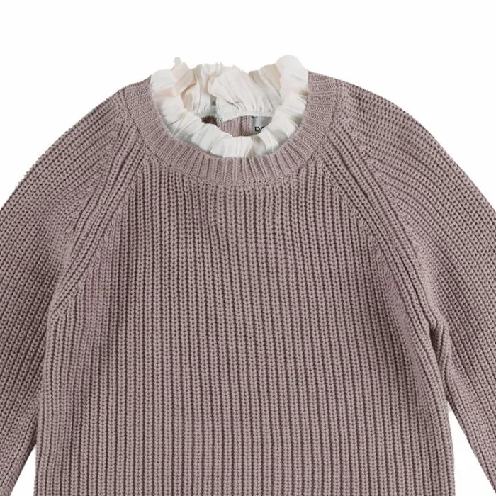 Donsje Amsterdam Sweaters and Cardigans Girls Irene Sweater Lilac